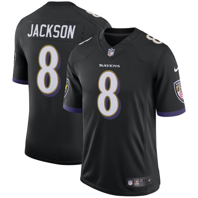 mens nike lamar jackson black baltimore ravens speed machine limited jersey